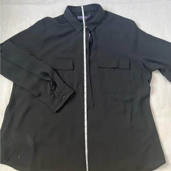 violeta by MANGO Women's Blouse Size Medium Back Classic NWT - Picture 7 of 9